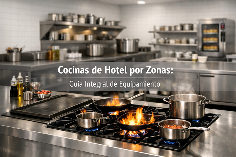 Cocinas de Hotel por Zonas: Guía Integral de Equipamiento