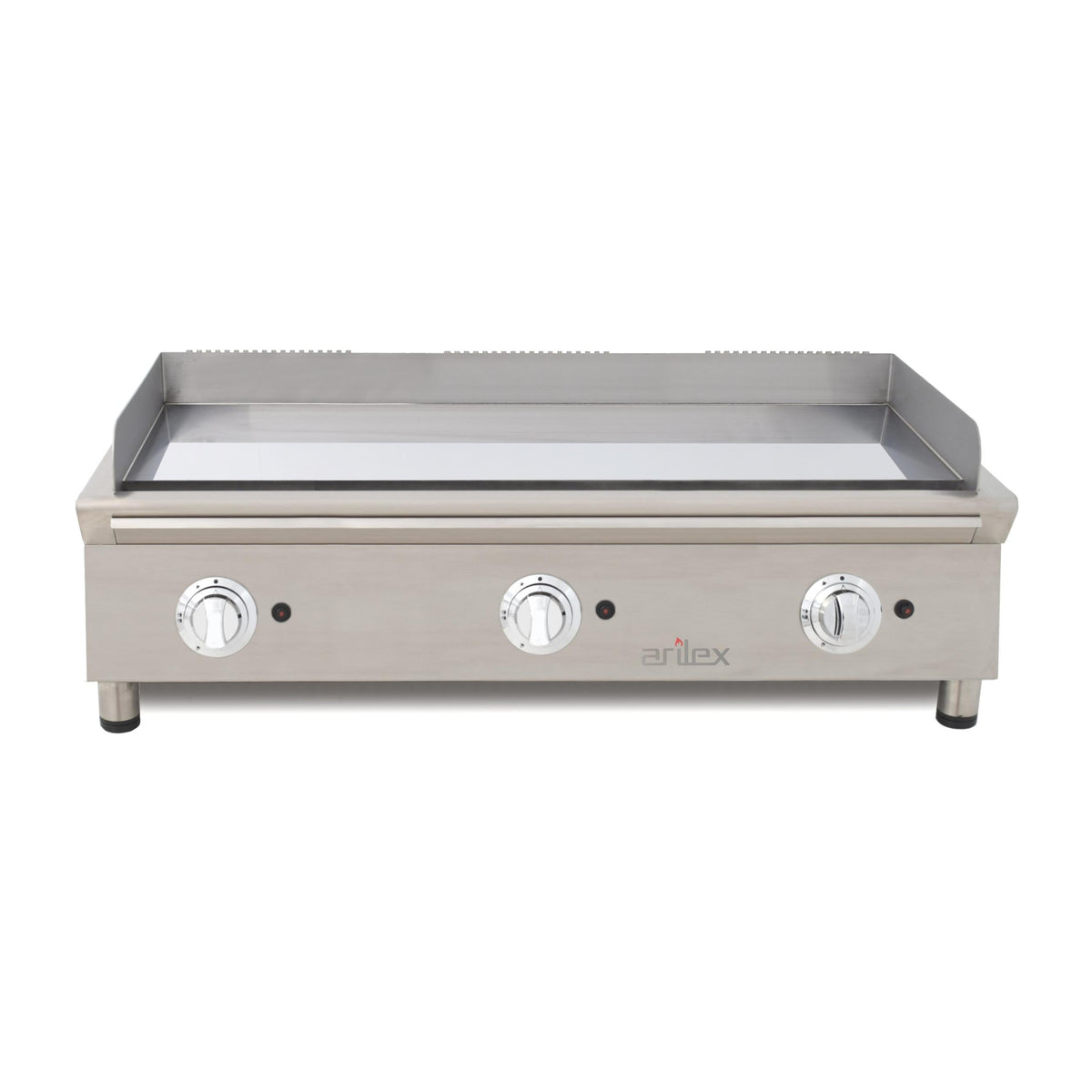 FRYTOPS A GAS 100cm ACERO DE 15mm CON BAÑO DE CROMO DURO LÍNEA 600 100FRYGCN