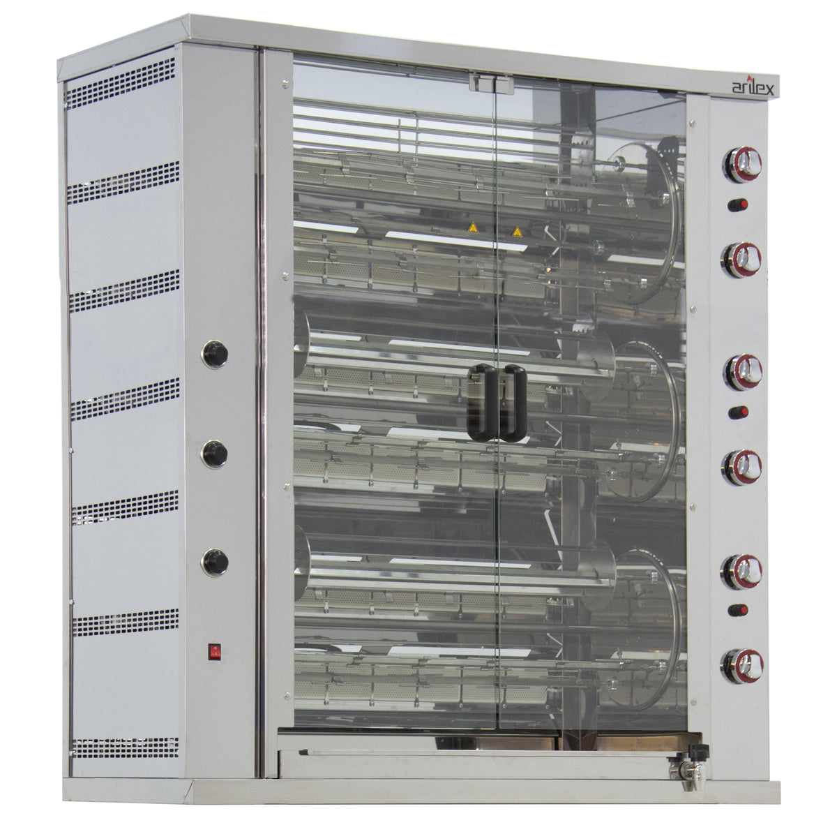 ASADOR A GAS ROTATIVO PLANETARIO DE 12 ESPADAS 12ASG-RP