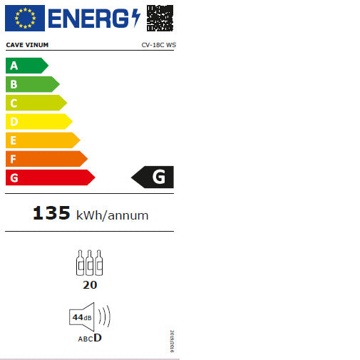 CAVE VINUM - VINOTECA 18 BOTELLAS CON COMPRESOR CV-18-CWS