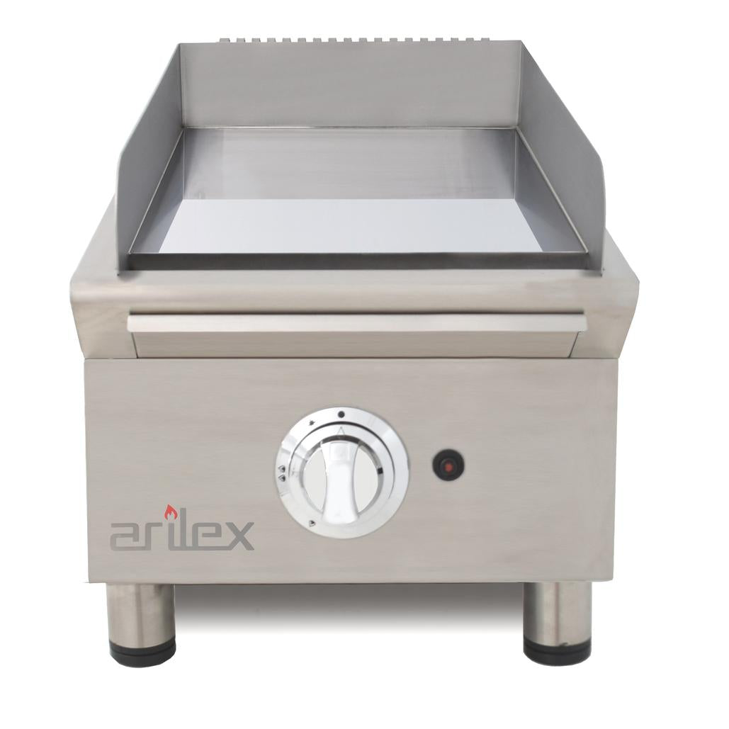 FRYTOPS A GAS 40cm ACERO DE 15mm CON BAÑO DE CROMO DURO LÍNEA 600 40FRYGCN