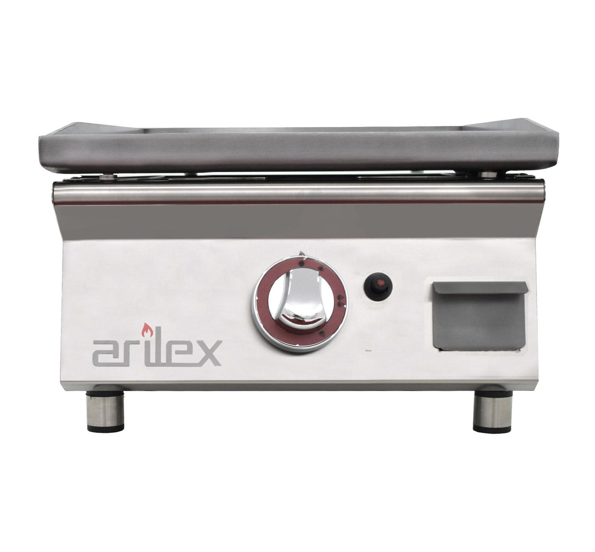 PLANCHA A GAS 40cm EN ACERO LAMINADO DE 6mm 40PGLN