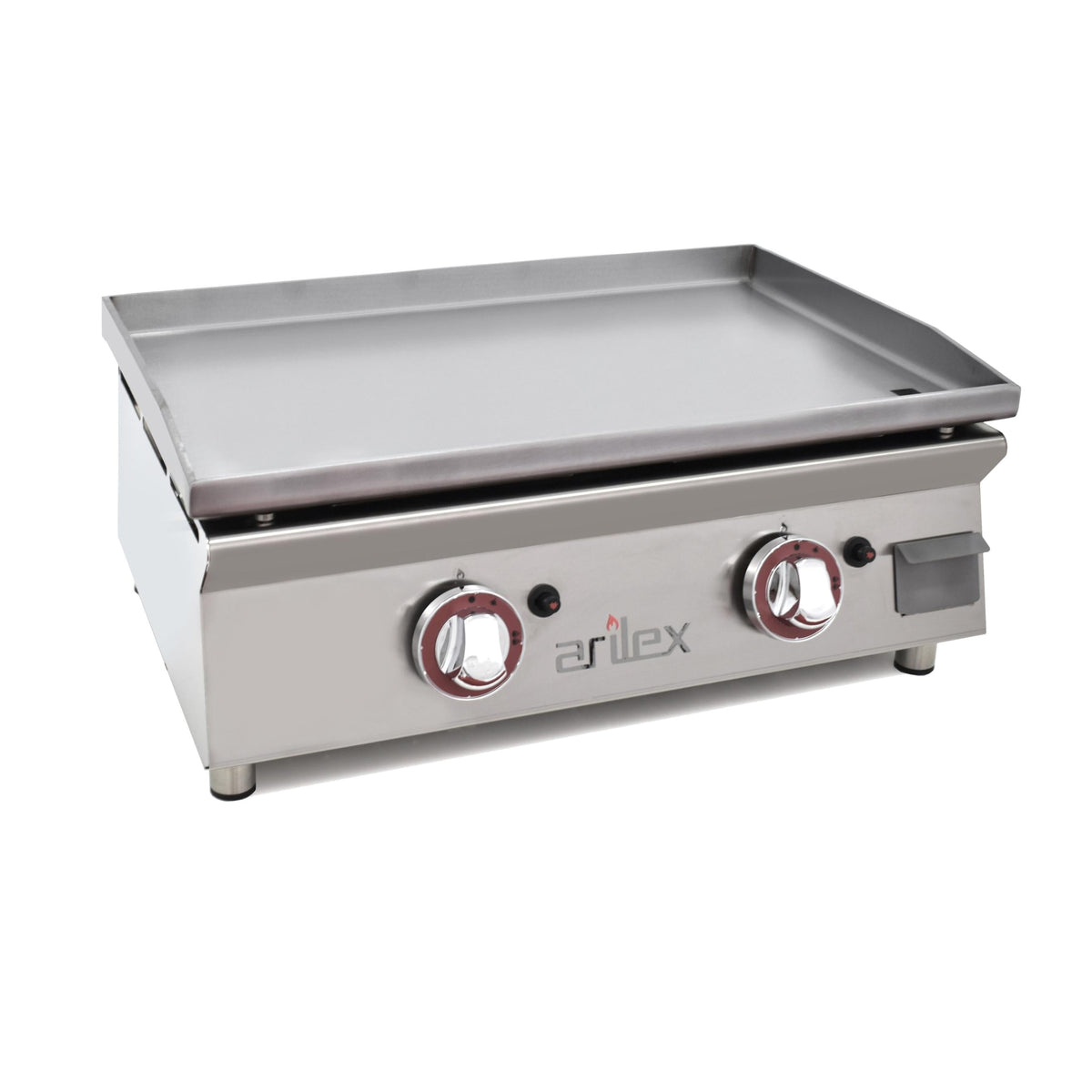 PLANCHA A GAS 60cm EN ACERO LAMINADO DE 6mm 60PGLN