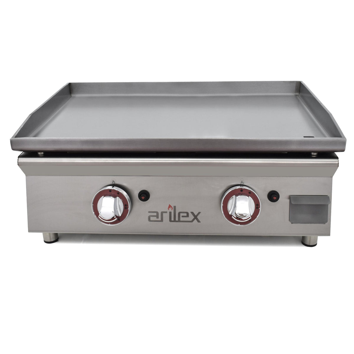 PLANCHA A GAS 60cm EN ACERO LAMINADO DE 6mm 60PGLN