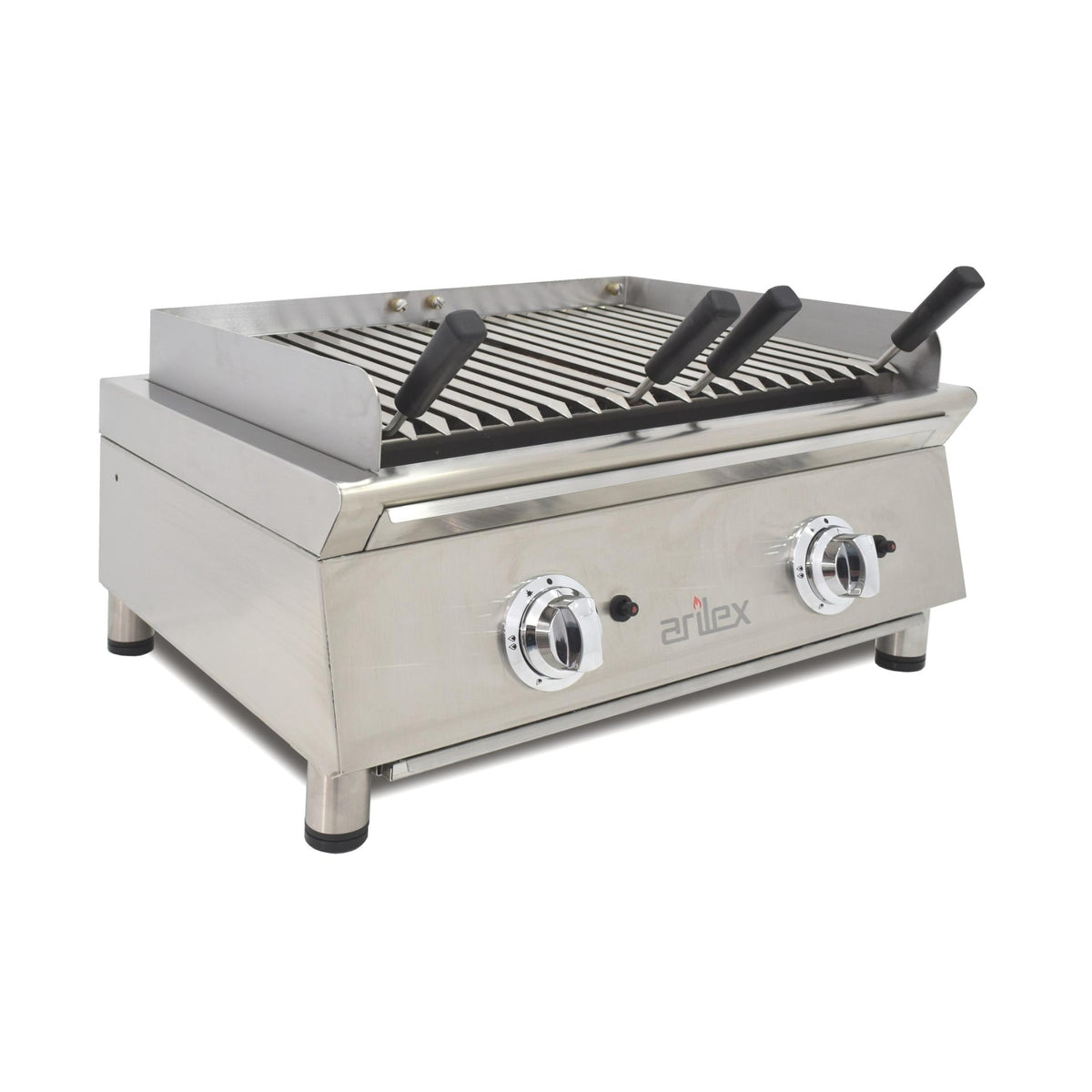 PARRILLA VASCA A GAS 70cm CON PIEDRA VOLCÁNICA LÍNEA 600 70VASN