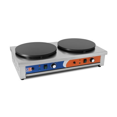 CREPERA ELÉCTRICA DOBLE 3+3KW 890X490X220H MM PEKÍN EC-2