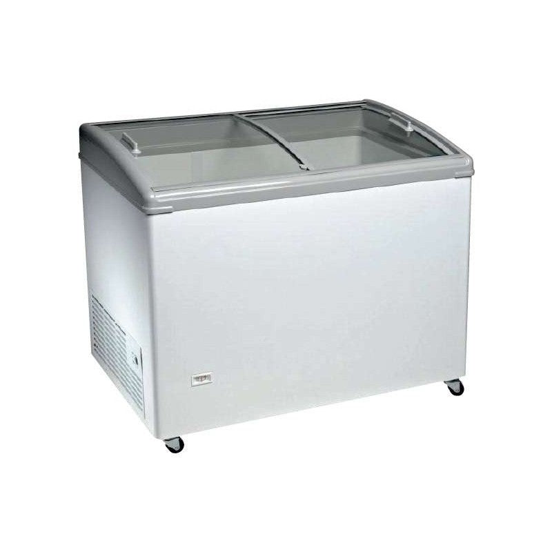 CONGELADOR HORIZONTAL PUERTA VIDRIO CURVO CORREDERA DE 1503 X670 X900H MM AVEIRO TCHC500N