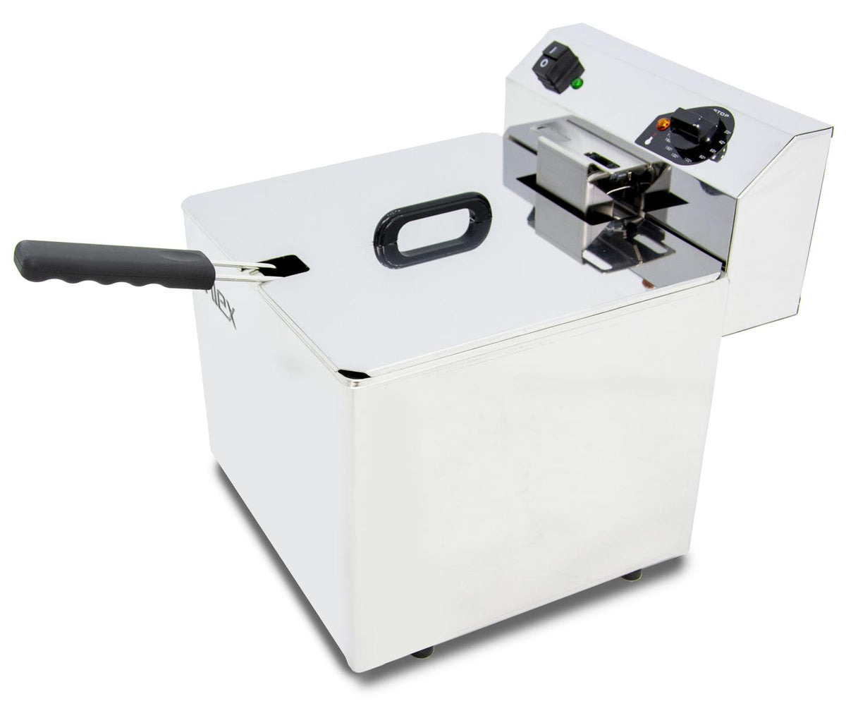 FREIDORA ELÉCTRICA EVOLUTION SIN GRIFO 12 LITROS CON CONTACTOR (4,5kw MONOFÁSICA) EVO12