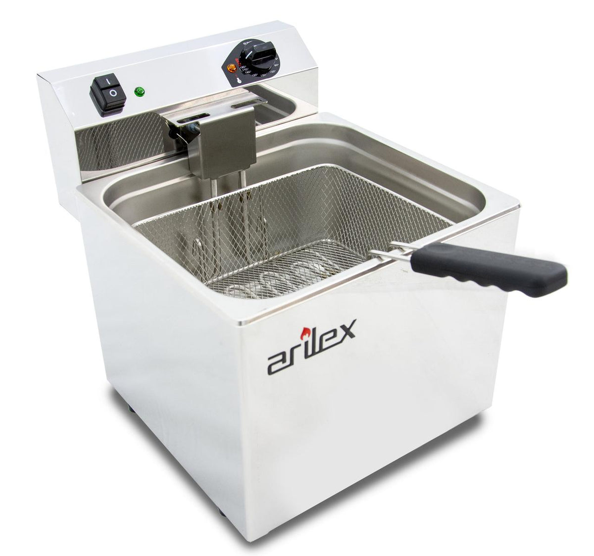 FREIDORA ELÉCTRICA EVOLUTION SIN GRIFO 12 LITROS CON CONTACTOR (4,5kw MONOFÁSICA) EVO12