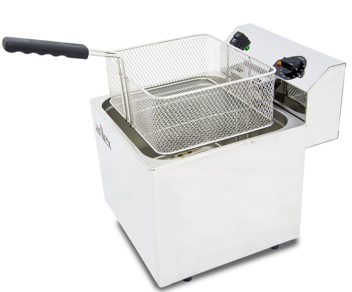 FREIDORA ELÉCTRICA EVOLUTION SIN GRIFO 12 LITROS CON CONTACTOR (4,5kw MONOFÁSICA) EVO12