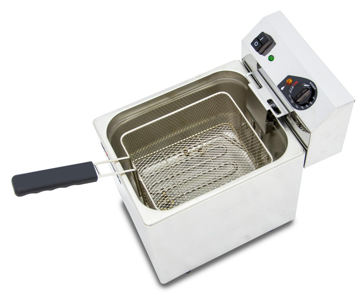 FREIDORA ELÉCTRICA EVOLUTION SIN GRIFO 12 LITROS CON CONTACTOR (4,5kw MONOFÁSICA) EVO12