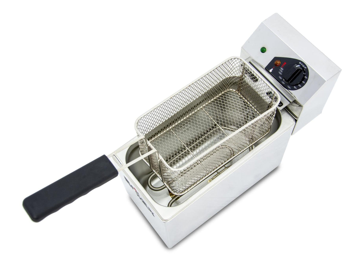 FREIDORA ELÉCTRICA EVOLUTION SIN GRIFO 5 LITROS (3kw MONOFÁSICA) EVO5