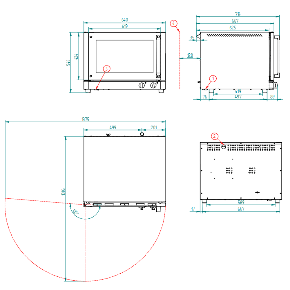 FM - HORNO CONVECCIÓN RXL 424