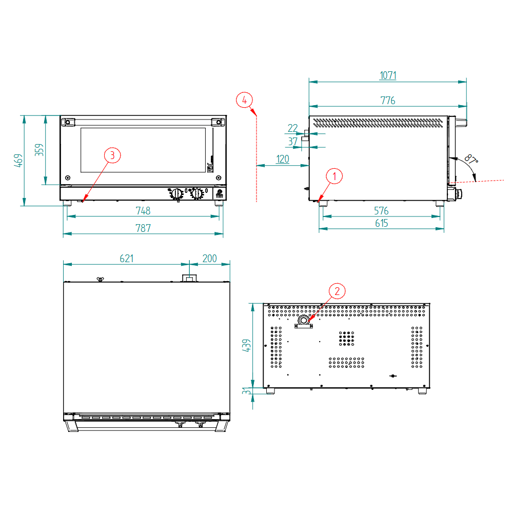 FM - HORNO CONVECCIÓN RX 603 H