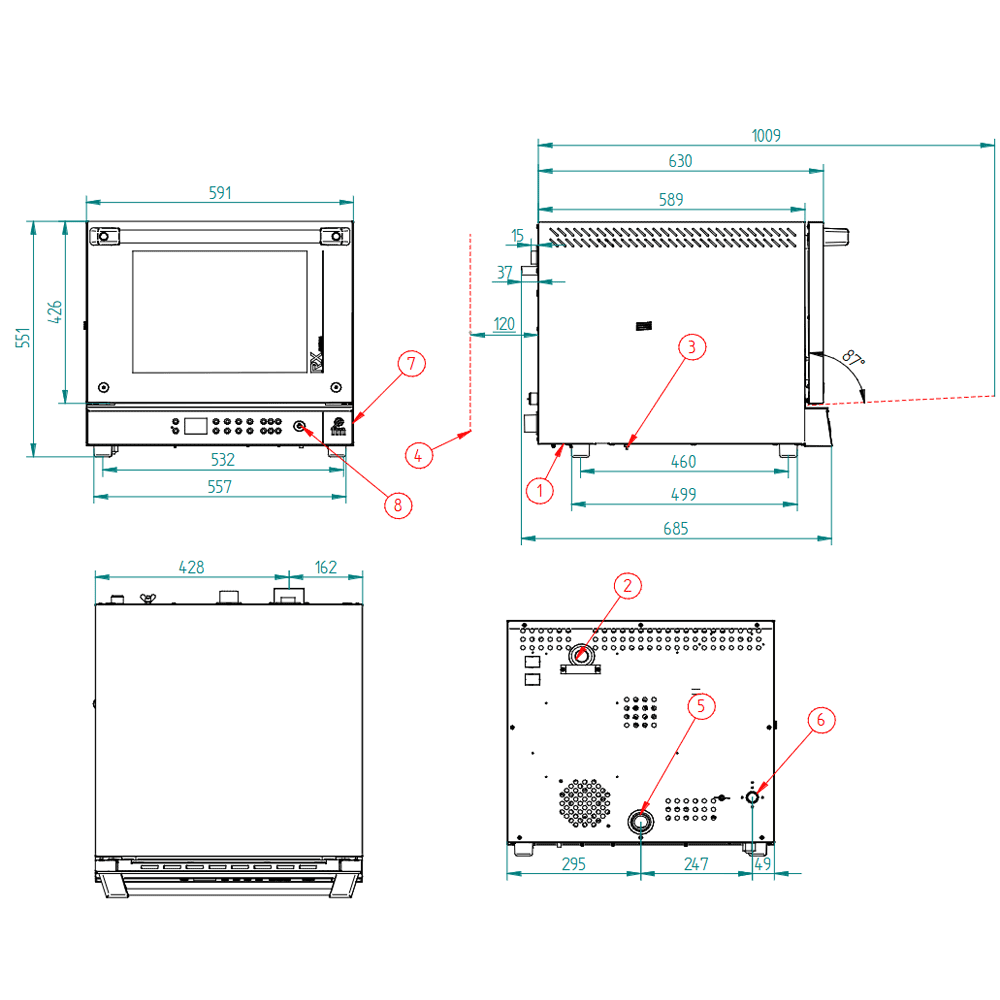 FM - HORNO CONVECCIÓN RXD 384 V2.4