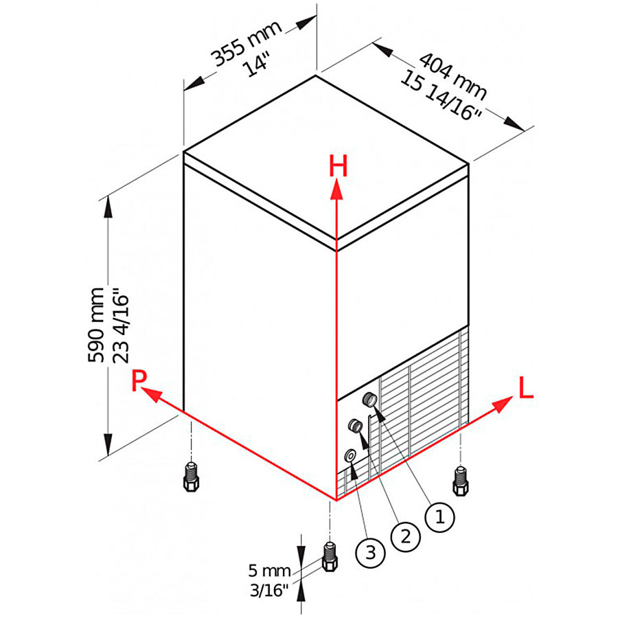 BREMA - MÁQUINA HIELO CB 184