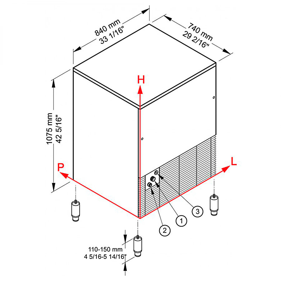 BREMA - MÁQUINA HIELO CB1565