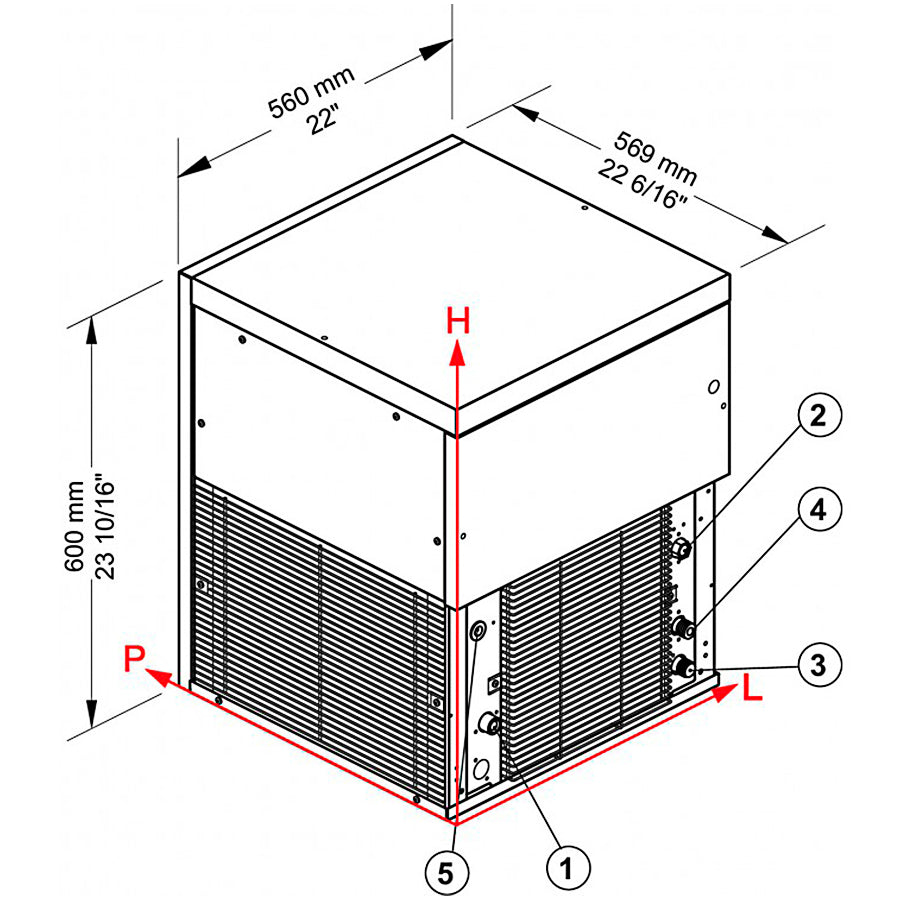 BREMA - MÁQUINA HIELO G 160