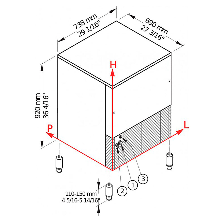 BREMA - MÁQUINA HIELO GB 1540