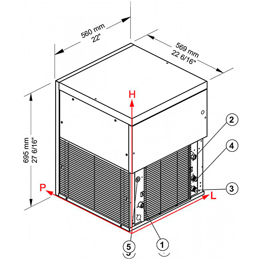 BREMA - MÁQUINA HIELO G 280