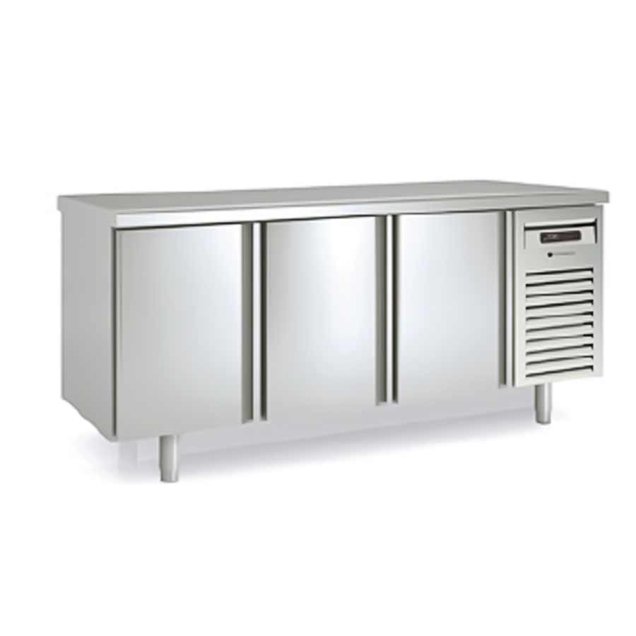 CORECO - MESA REFRIGERADA CENTRAL GN 1/1 MFCG-200 - FONDO 700 - 3 PUERTAS