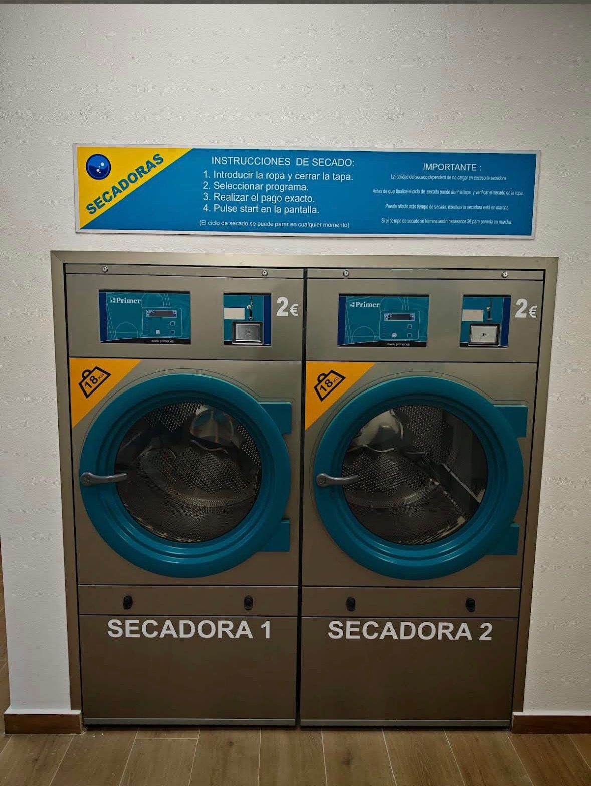 OFERTA - SECADORA PRIMER DS 18 GAS AUTOSERVICIO - 3 UNIDADES