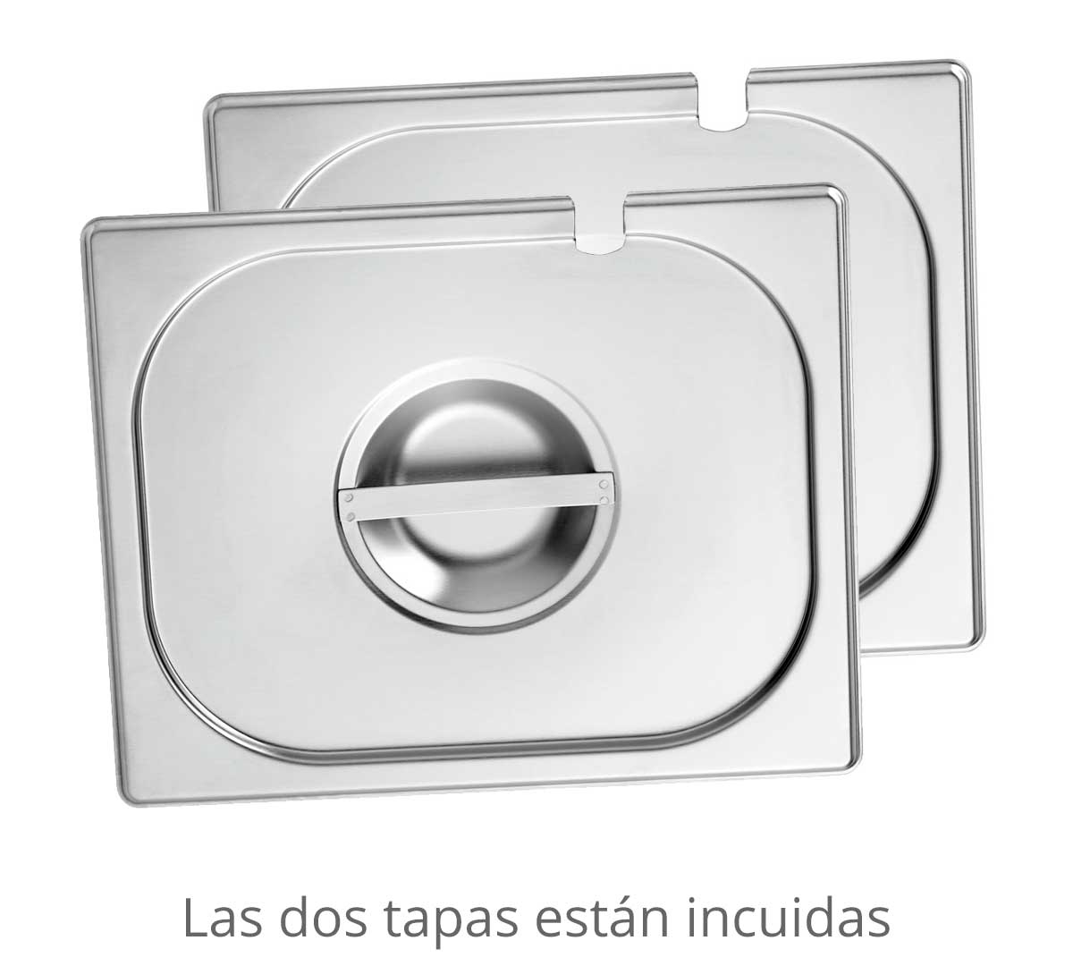 BARTSCHER - BAÑO MARÍA 212-150 FONDO 54 CM - CAPACIDAD 2 GN 1/2