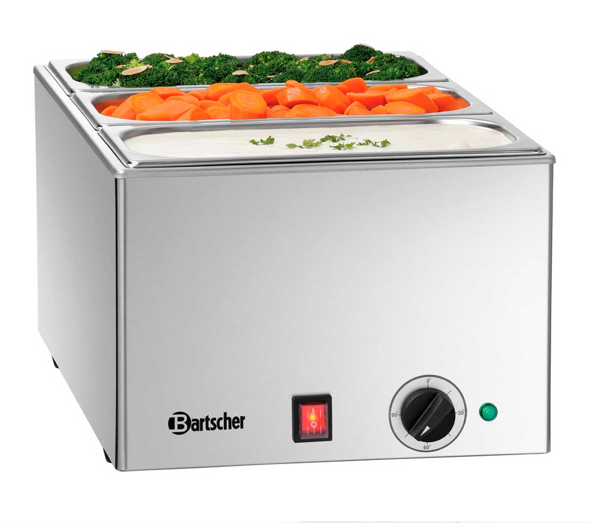 BARTSCHER - BAÑO MARÍA 313-150 FONDO 54 CM - CAPACIDAD 3 GN 1/3