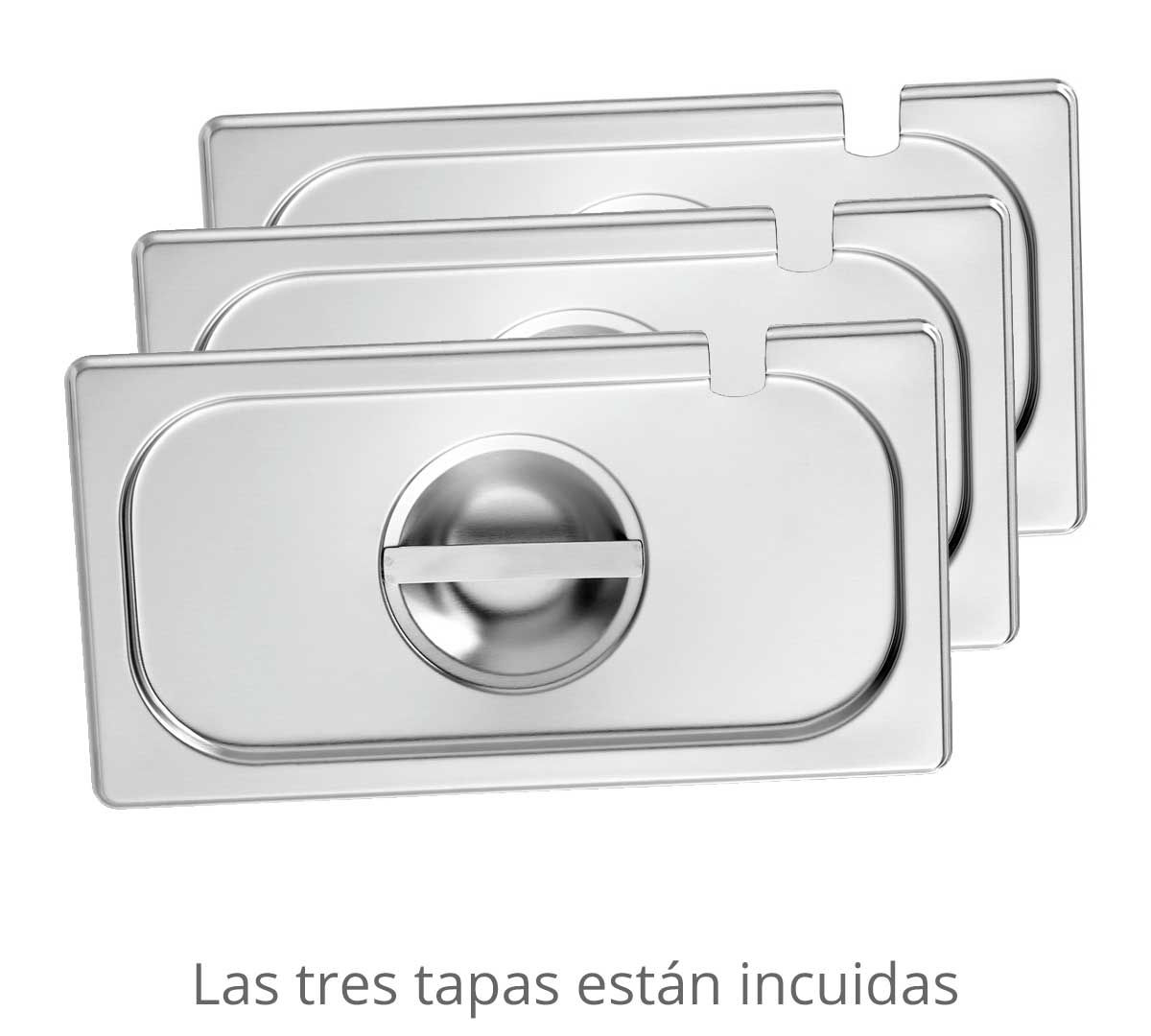 BARTSCHER - BAÑO MARÍA 313-150 FONDO 54 CM - CAPACIDAD 3 GN 1/3