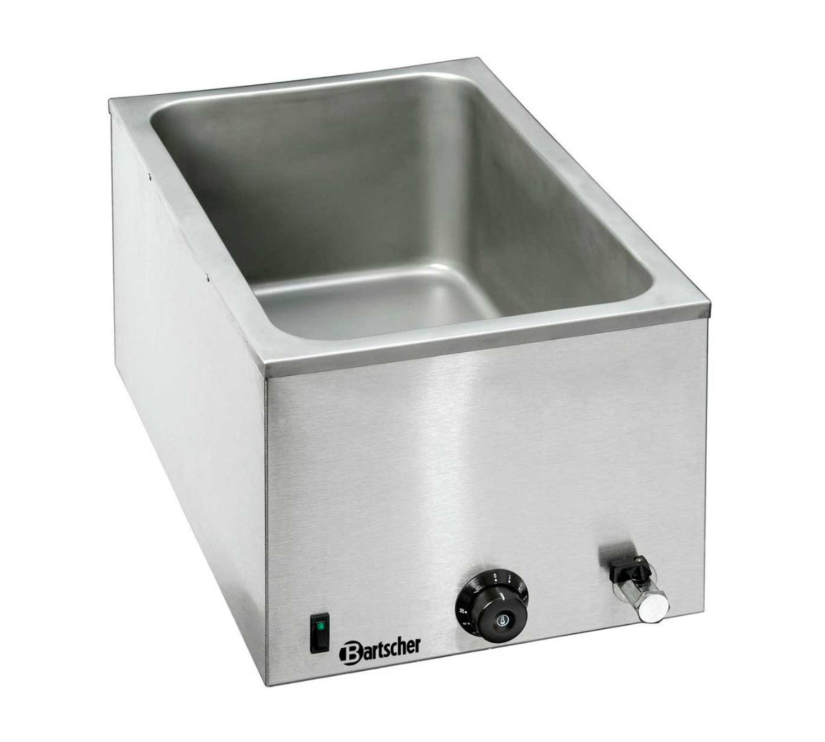 BARTSCHER - BAÑO MARÍA GRIFO - CAPACIDAD 1 GN 1/1 - CUBETA MÁX. 20CM