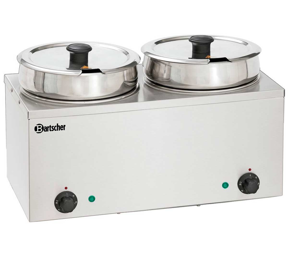 BARTSCHER - BAÑO MARÍA HOTPOT 2 OLLAS DE 6,5 LITROS