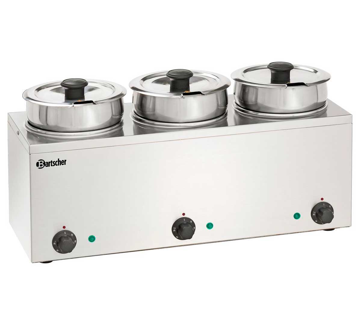 BARTSCHER - BAÑO MARÍA HOTPOT 3 OLLAS