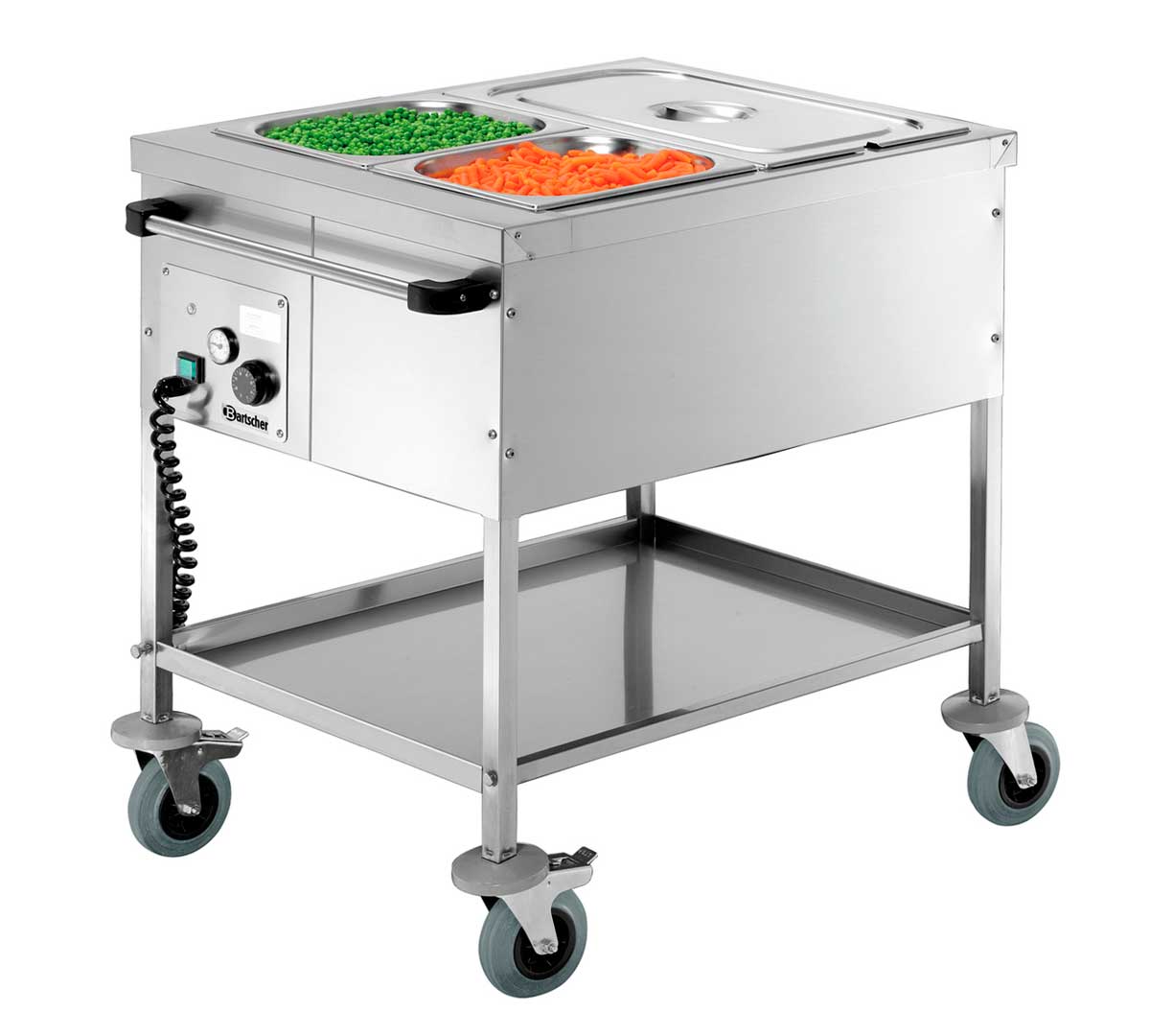 BARTSCHER - BAÑO MARÍA CALOR SECO - 2 CUBETAS GN 1/1