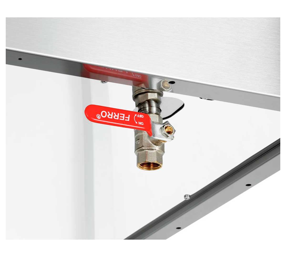 CARRO BAÑO MARÍA CON GRIFO WB2110 - 2 CUBETAS GN 1/1