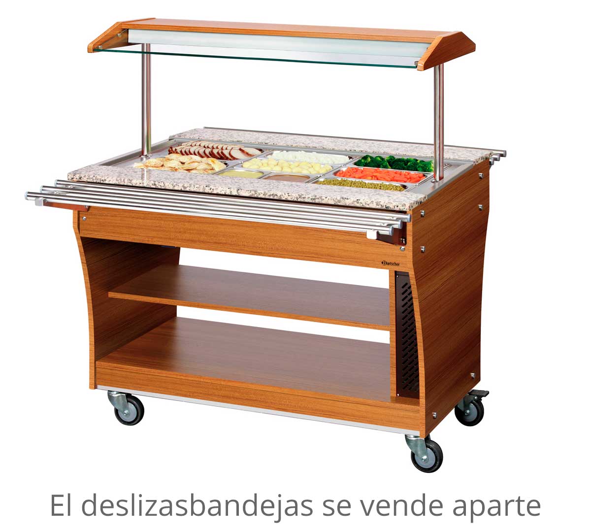 BARTSCHER - CARRO BUFFET BAÑO MARÍA 120x88x137CM