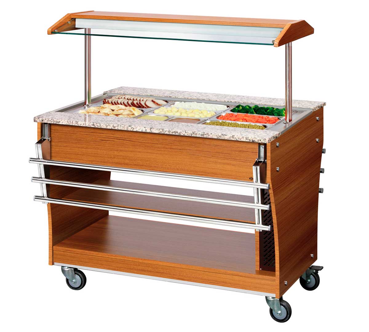 BARTSCHER - CARRO BUFFET BAÑO MARÍA 120x88x137CM