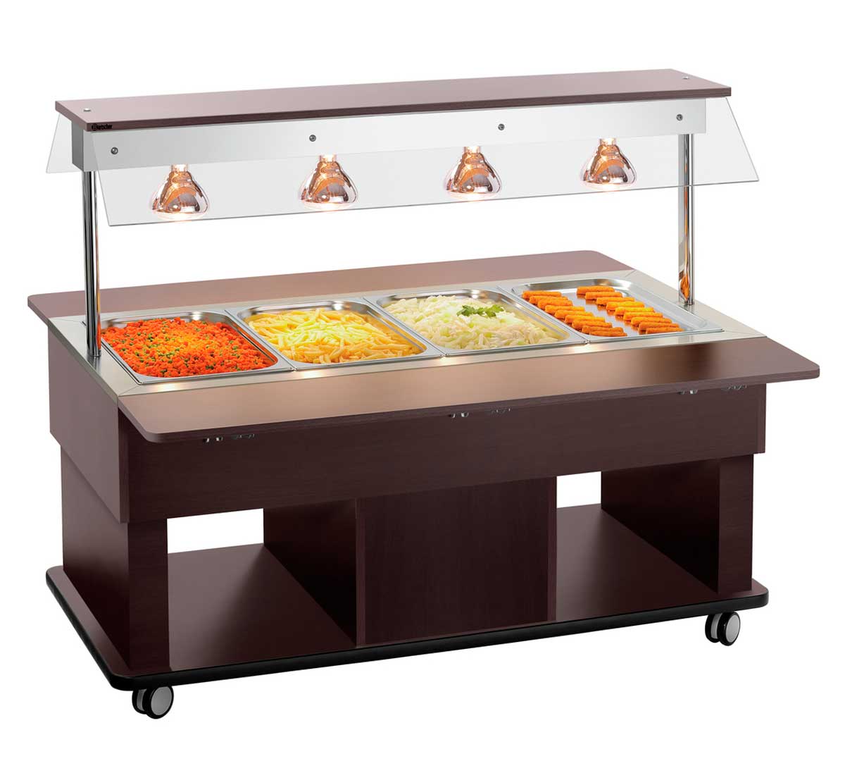 BARTSCHER - CARRO BUFFET KIDS PLACA CALIENTE