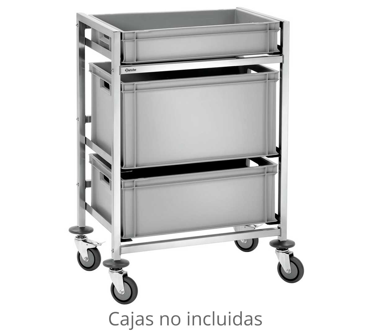 BARTSCHER - CARRO PARA CAJAS AK300 - 3 RANURAS DE INSERCIÓN