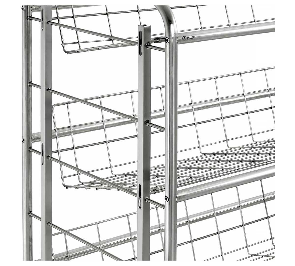 BARTSCHER - CARRO PARA CAJAS DE BEBIDA TGK400 - CAPACIDAD 7 CESTAS