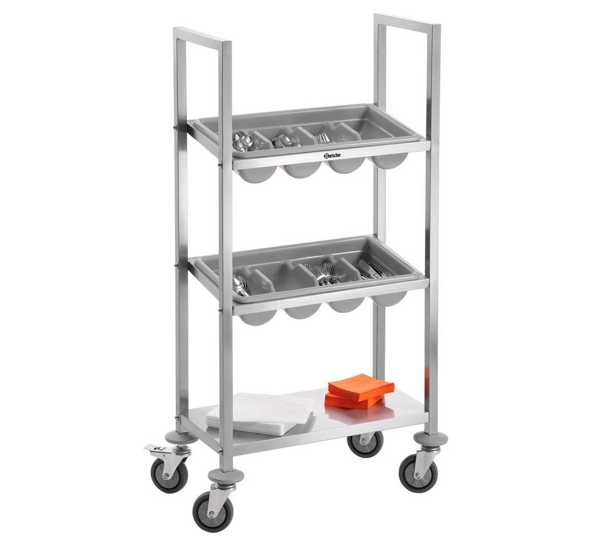 BARTSCHER - CARRO DE CUBIERTOS TBST200 - 3 ESTANTES