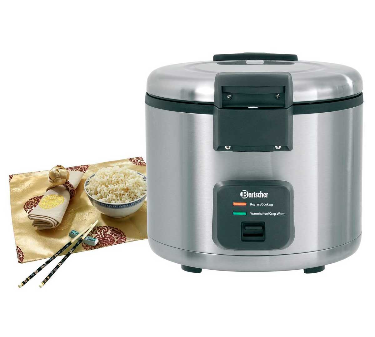 BARTSCHER - COCEDOR DE ARROZ 8L - CAPACIDAD 8 LITROS