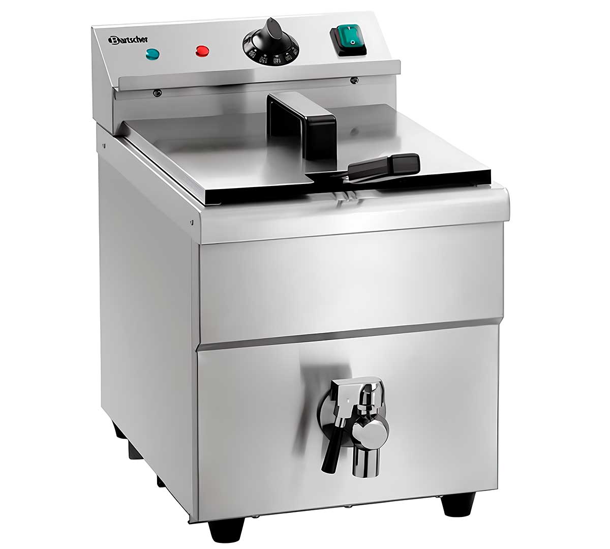 Freidora Inducción 8L Plus Eléctrica - Fondo 56,5 cm - 1 Cuba 8 litros