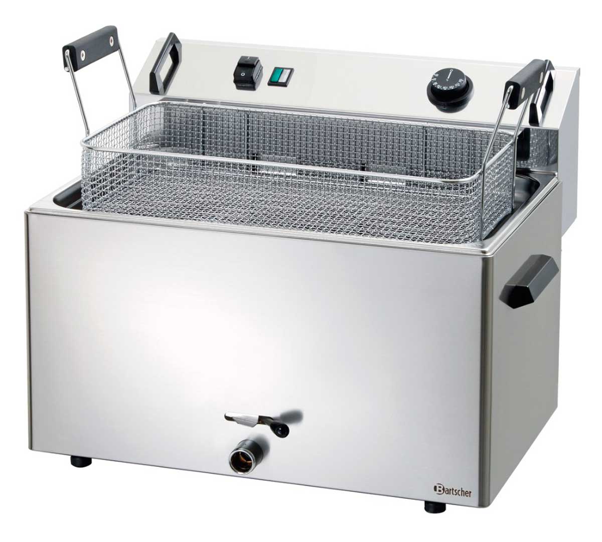 BARTSCHER - FREIDORA PASTELERÍA BF 16E ELÉCTRICA - FONDO 47CM - 1 CUBA 16 LITROS