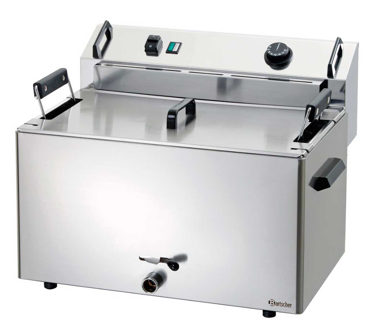 BARTSCHER - FREIDORA PASTELERÍA BF 16E ELÉCTRICA - FONDO 47CM - 1 CUBA 16 LITROS