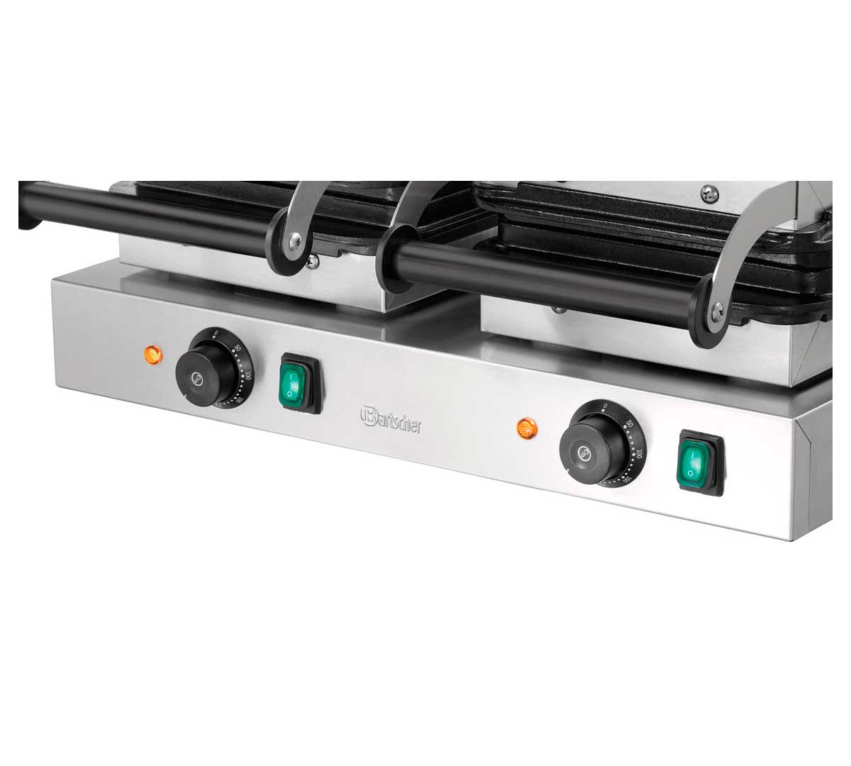 BARTSCHER - GOFRERA DOBLE 2BW160-101 - PLACA HIERRO - POTENCIA 4,4KW