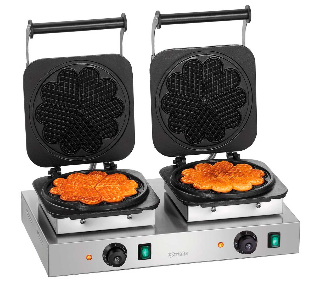 BARTSCHER - GOFRERA DOBLE 2HW211 - PLACA HIERRO - POTENCIA 4,4KW