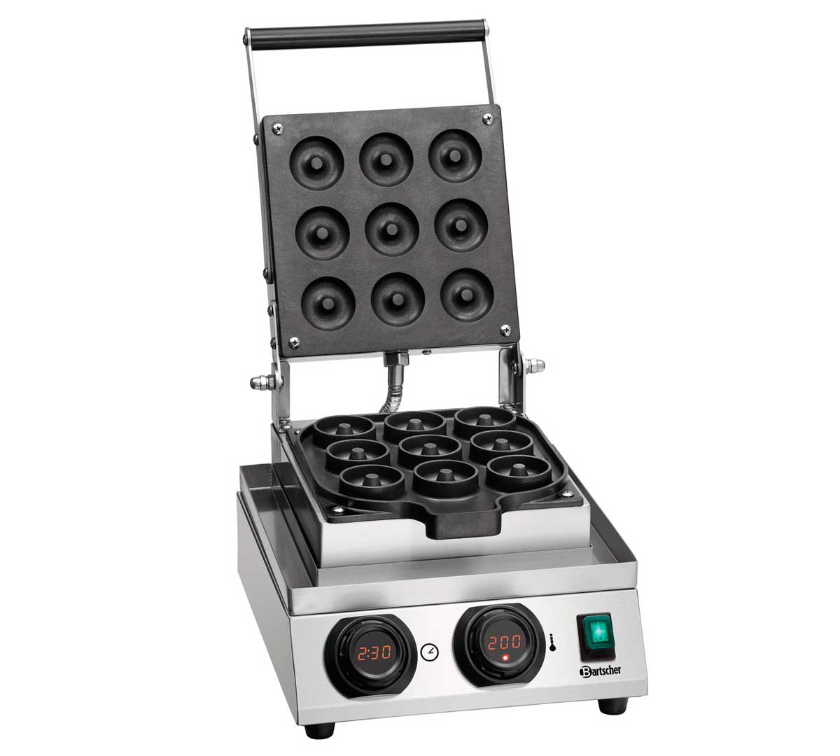 BARTSCHER - GOFRERA MDI DONUT 900 - PLACA ALUMINIO - POTENCIA 1,8KW