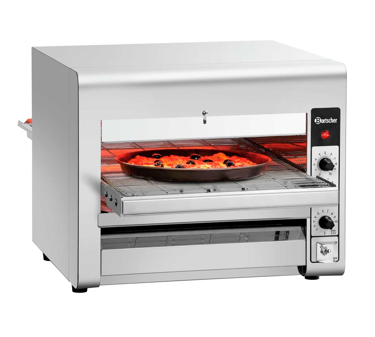 BARTSCHER - HORNO DE CINTA PARA PIZZA 3600TB10 - 1 PIZZA Ø 32CM - 3,5KW