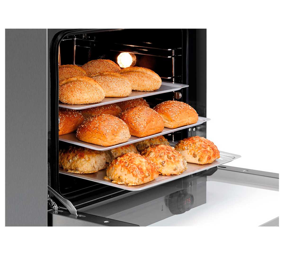 BARTSCHER - HORNO DE CONVECCIÓN AT90-MDI ELÉCTRICO - 4 BANDEJAS 43,8x31,5CM