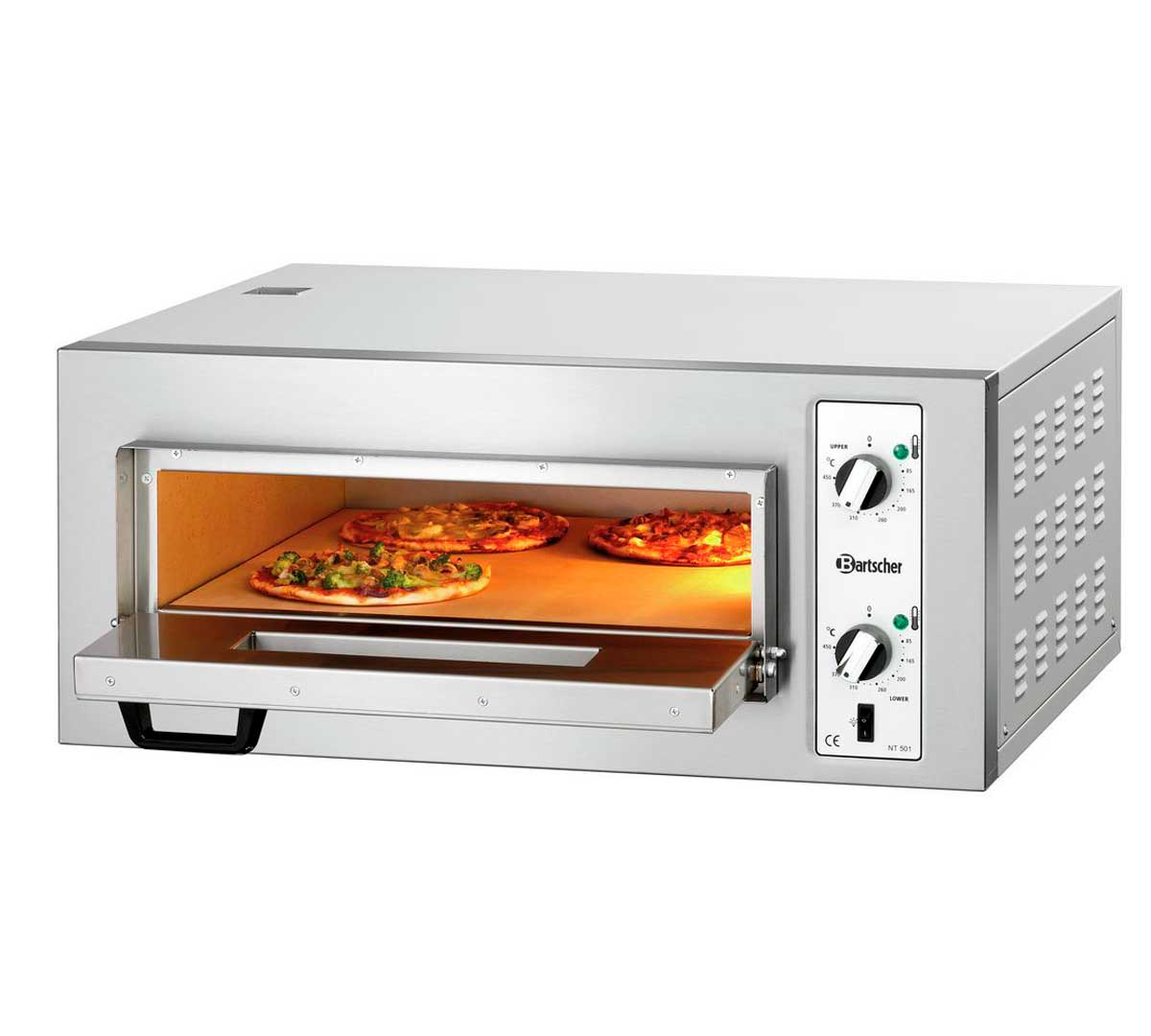 BARTSCHER - HORNO PIZZA NT 1 CÁMARA - 4 PIZZAS Ø 30CM - 5KW
